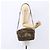 Fendi Bolso de hombro de lona Zucchino beige Auth th6516 - vista 22