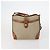 Céline Borsa a Spalla in Tela Macadam CELINE PVC Beige Oro Auth 144940 D'oro - vista 2