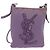 SAINT LAURENT Borsa a Spalla Kahala Canvas Viola Argento Auth gh889 Porpora - vista 2