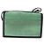 Borsa a Spalla LOEWE Barcelona in Pelle Suede Verde Argento Autentica 153905 - vista 2