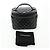 Vanity CHANEL Pochette Matelassé in Pelle di Agnello Nera Argento CC Auth 142565M Nero - vista 26