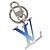 LOUIS VUITTON Portachiavi Gradient Charm metal Blu MP2789 LV Auth 145543