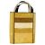 CHANEL Tote Bag Emaille Gelbgold CC Auth gh968 Golden