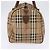 Autre Marque Borsa Boston in PVC beige e oro Nova Check di Burberrys Auth gh919 D'oro - vista 4