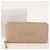 Chloé Cartera Larga de Cuero Beige Chloe Sense Auth 148479 - vista 12