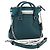 Autre Marque Mini borsa a mano in pelle 2 in 1 Maison Margiela blu argento autentica 128504M