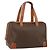 Céline Borsa a mano in tela Macadam CELINE in pelle PVC marrone oro Auth ep11458 D'oro