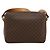 Céline Borsa a spalla circolare in tela Macadam CELINE in pelle PVC marrone oro Auth 150513 D'oro - vista 2