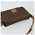 Céline Borsa a spalla circolare in tela Macadam CELINE in pelle PVC marrone oro Auth 150513 D'oro - vista 6