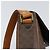 Céline Borsa a spalla circolare in tela Macadam CELINE in pelle PVC marrone oro Auth 150513 D'oro - vista 9