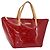 LOUIS VUITTON Borsa Bellevue PM Monogram Vernis Pomme D'amour M93583 Auth 150365 Rosso