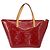LOUIS VUITTON Borsa Bellevue PM Monogram Vernis Pomme D'amour M93583 Auth 150365 Rosso - vista 2
