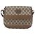 Gucci Borsa a Spalla GG Supreme in PVC Pelle Beige Oro 001 106 0185 Auth ki6140 - vista 13
