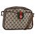 Borsa a Spalla Gucci GG Supreme Web Sherry Line PVC Beige Oro Auth BA7460 D'oro