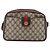 Borsa a Spalla Gucci GG Supreme Web Sherry Line PVC Beige Oro Auth BA7460 D'oro - vista 13