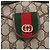 Borsa a Spalla Gucci GG Supreme Web Sherry Line PVC Beige Oro Auth BA7460 D'oro - vista 17