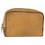 LOEWE Borsa Clutch Anagram in Pelle Beige Oro Auth bs31652 D'oro