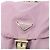Zaino PRADA in nylon rosa argento Auth 155946 - vista 19