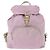 Zaino PRADA in nylon rosa argento Auth 155946 - vista 2