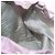 Zaino PRADA in nylon rosa argento Auth 155946 - vista 23
