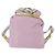 Zaino PRADA in nylon rosa argento Auth 155946 - vista 3