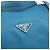 Borsa Boston PRADA in nylon blu argento autentica 157666 - vista 14