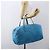Borsa Boston PRADA in nylon blu argento autentica 157666 - vista 22