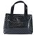 Céline Borsa a mano in tela Macadam CELINE in vinile nero Auth ti3537 - vista 2