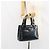 Céline Borsa a mano in tela Macadam CELINE in vinile nero Auth ti3537 - vista 22
