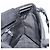 Borsa a mano Salvatore Ferragamo in tela nera e argento autentica bs31657 - vista 16