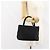 Borsa a mano Salvatore Ferragamo in tela nera e argento autentica bs31657 - vista 19