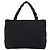 Borsa a mano Salvatore Ferragamo in tela nera e argento autentica bs31657 - vista 3