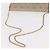 Borsa a spalla in tela Trotter Christian Dior beige e oro Auth BA8648 D'oro - vista 7