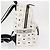 MCM Vicetos Logogram Backpack PVC Leather White Silver Auth kk581 Silvery - view 5