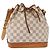 LOUIS VUITTON Borsa a Spalla Noe BB Damier Azur N41220 LV Auth 156346