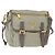 Bolsa de Ombro PRADA Nylon Verde Ouro Auth 155214 Dourado