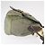 Bolsa de Ombro PRADA Nylon Verde Ouro Auth 155214 Dourado - vista 3