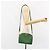 Céline Bolso de Hombro CELINE de Cuero Verde Dorado Auth 156882 - vista 23