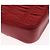PRADA Borsa a Spalla in Pelle Nappa Goful con Catena Rossa Argento Auth 157786 Rosso - vista 15