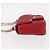 PRADA Borsa a Spalla in Pelle Nappa Goful con Catena Rossa Argento Auth 157786 Rosso - vista 4