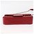 PRADA Borsa a Spalla in Pelle Nappa Goful con Catena Rossa Argento Auth 157786 Rosso - vista 5