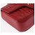 PRADA Borsa a Spalla in Pelle Nappa Goful con Catena Rossa Argento Auth 157786 Rosso - vista 9