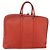 LOUIS VUITTON Borsa Porta Documenti da Viaggio Damier Infini N41143 Auth 156333 Arancione