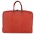 LOUIS VUITTON Borsa Porta Documenti da Viaggio Damier Infini N41143 Auth 156333 Arancione - vista 2