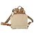PRADA Backpack Nylon Beige Silver Auth 155293 Silvery - view 2