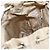 PRADA Backpack Nylon Beige Silver Auth 155293 Silvery - view 25