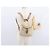 PRADA Backpack Nylon Beige Silver Auth 155293 Silvery - view 28