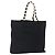 Borsa Tote in tela Salvatore Ferragamo con catena nera e oro Auth gh1290