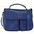 Céline Borsa a Spalla CELINE Circle in Pelle Blu Oro Auth 153882V D'oro