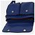 Céline Borsa a Spalla CELINE Circle in Pelle Blu Oro Auth 153882V D'oro - vista 17